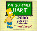 The Quotable Bart Year 2000 366-Day Calendar