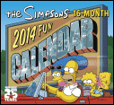 The Simpsons 16-Month 2014 Fun Calendar