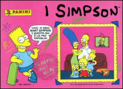 Panini 1991 Simpsons Album - Italy