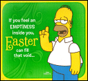 Homer Easter Card