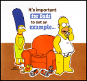 Homer/Marge Father's Day Card