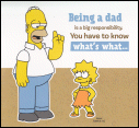 Homer/Lisa Father's Day Card