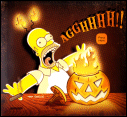 Homer Hallowe'en Card