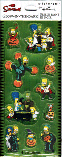 Simpsons Hallowe'en Stickers