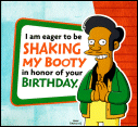 Apu Birthday Card