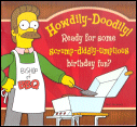 Ned Flanders Birthday Card