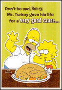 Homer and Lisa Thanksgiving Card