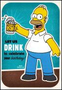 Homer Birthday Card