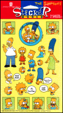 1997 Simpsons Stickers