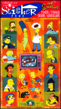 1999 Simpsons Stickers