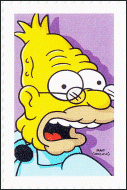 Australia Grampa Simpson Stamp