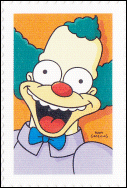 Australia Krusty the Clown Stamp