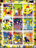 Kyrgyzstan Illegal Simpsons Souvenir Sheet 2