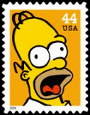 US Homer Simpson Stamp