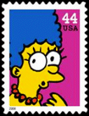 US Marge Simpson Stamp