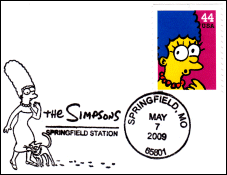 Marge Simpson Postmark