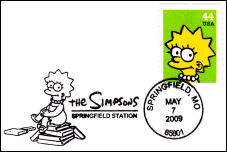 Lisa Simpson Postmark