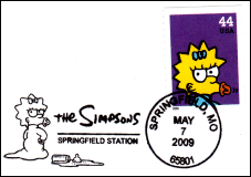 Maggie Simpson Postmark