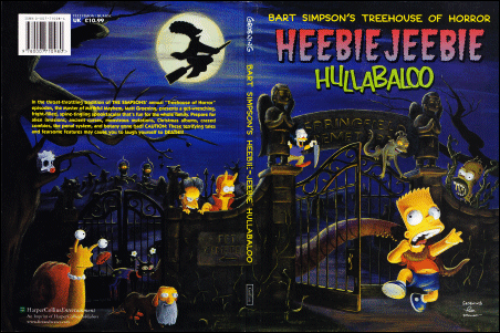 Bart Simpson's Treehouse of Horror Heebie-Jeebie Hullabaloo Wraparound Cover