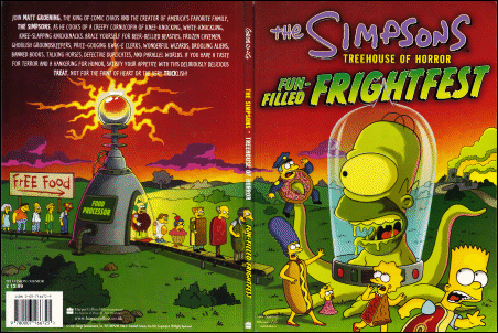 The Simpsons Treehouse of Horror Fun-Filled Frightfest Wraparound Cover