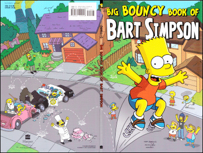 Big Bouncy Book of Bart Simpson Wraparound Cover