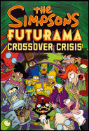 The Simpsons Futurama Crossover Crisis Slip Case Back Cover