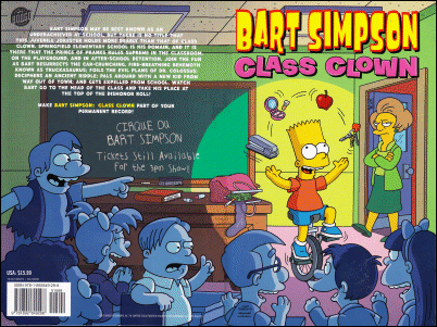 Bart Simpson: Class Clown Wraparound Cover