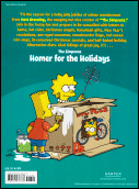 The Simpsons: Homer for the Holidays Back Cover