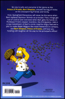 Bart Simpson Prince of Pranks Back Cover