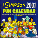 I Simpson 2001 Fun Calendar