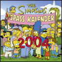 The Simpsons 2004 Spaß Kalender