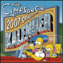 The Simpsons 2007 Spaß Kalender