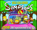 Simpsons Quiz-Kalender 2008 366-Tageskalender in der Box