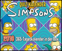 Simpsons Quiz-Kalender 2010 365-Tageskalender in der Box