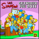 Les Simpson Calendrier Fou 2011