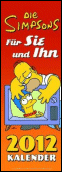 Die Simpsons Für Sie und Ihn 2012 Kalender