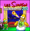 Les Simpson Calendrier Fou 2012