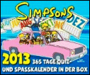 Simpsons 2013 365 Tage Quiz-und Spaßkalender in der Box