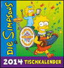 Die Simpsons 2014 Tischkalender