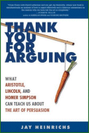 Thank You for Arguing