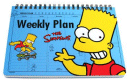 Simpsons Weekly Planner - Bart