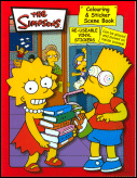 The Simpsons Colouring & Sticker Scene Book