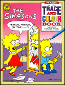 The Simpsons Magic Trace and Colour Book