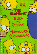 The Simpsons Back to School Homework Organizer