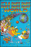 Simpsons Comics #55 Back Cover  It's a Duff, Duff, Duff, Duff, Duff, World