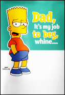 Bart Father's Day Card